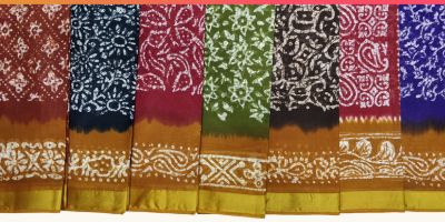 Batik pattern sarees by Shree Suchitra 6