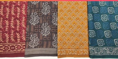Geometric pattern sarees by Shree Suchitra 3