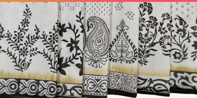 Hand Block pattern sarees by Shree Suchitra 2