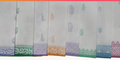 Hand Block pattern sarees by Shree Suchitra 4