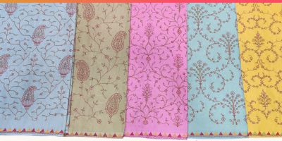 Embroidered Cotton sarees by Shree Suchitra 11