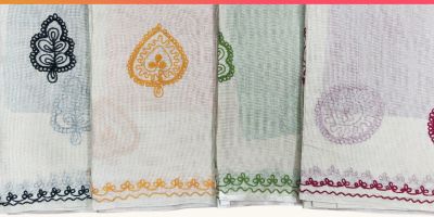 Embroidered Cotton sarees by Shree Suchitra 2