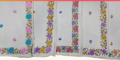 Embroidered Cotton sarees by Shree Suchitra 5