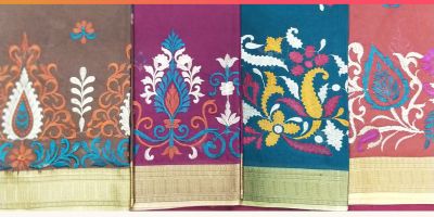 Embroidered Cotton sarees by Shree Suchitra 6